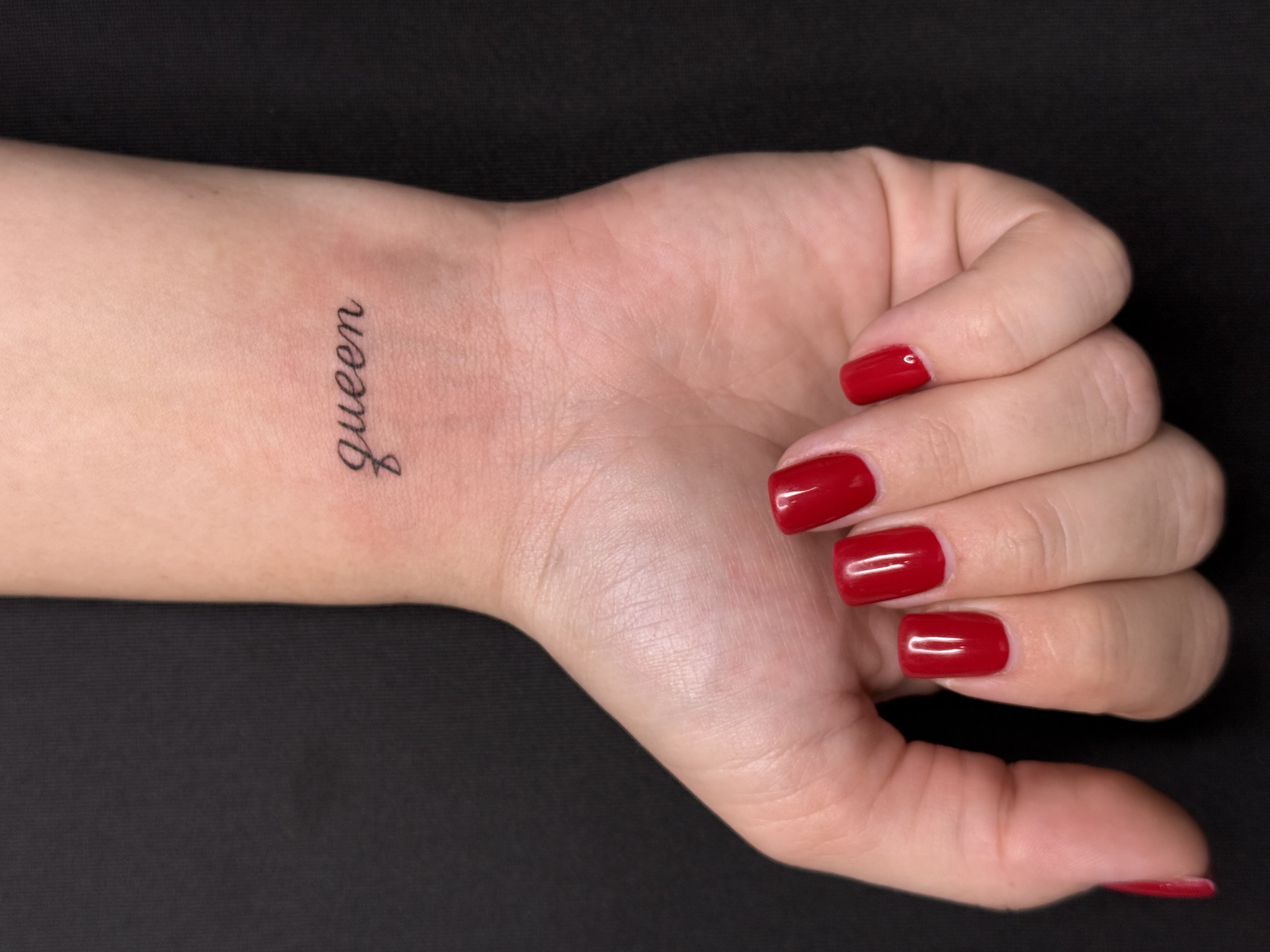 Fine line tattoo